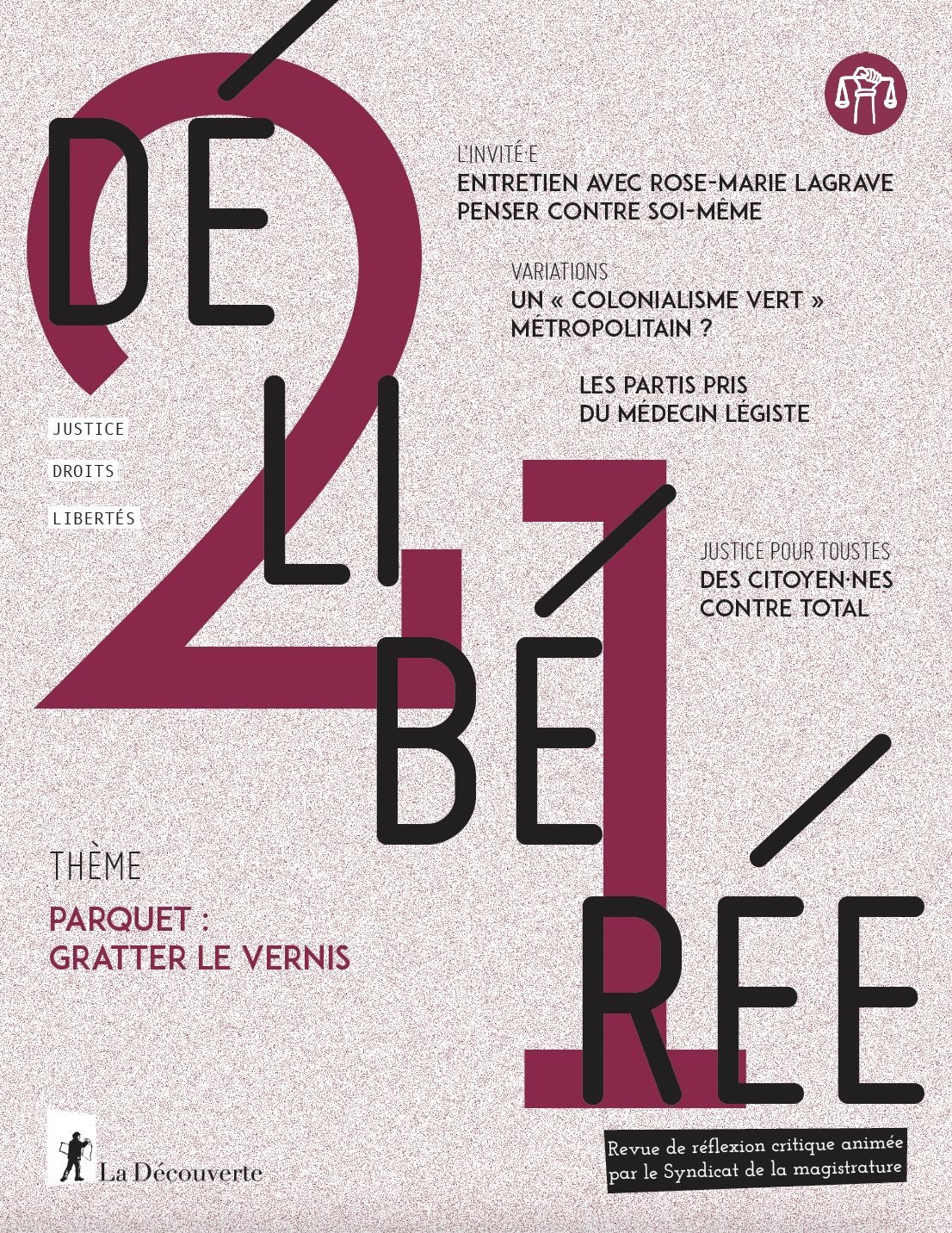 Revue Délibérée - couverture du numéro