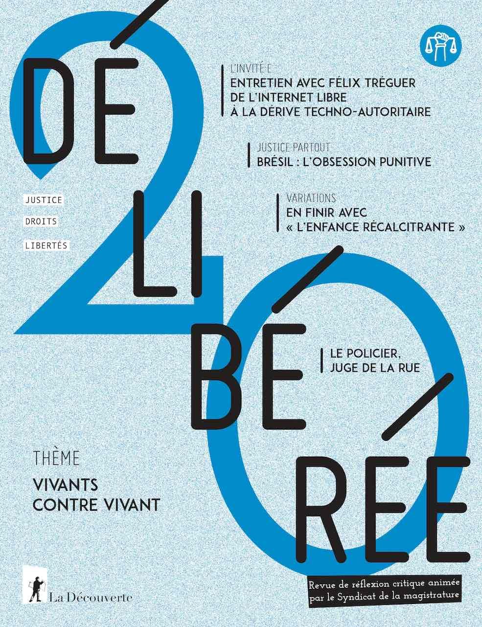 Revue Délibérée - couverture du numéro